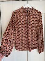 Blouse van Summum zwart/koraal/roze maat M, Kleding | Dames, Blouses en Tunieken, Ophalen of Verzenden, Zo goed als nieuw, Maat 38/40 (M)