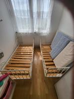 Ikea meegroei bedden 2x, Huis en Inrichting, Gebruikt, 90 cm, Eenpersoons, Ophalen of Verzenden