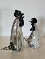Vintage art glass Dino Martens Murano kip en haan beelden, Antiek en Kunst, Ophalen of Verzenden