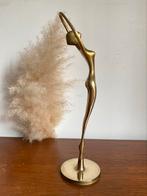 Vintage messing beeld / sculptuur vrouw-ballerina 30cm hoog, Ophalen of Verzenden, Gebruikt, Overige typen