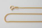 Stevige 14 karaat Gouden Ketting Cuban Gourmetschakel 46 cm, Jw, Nieuw, Ophalen of Verzenden, Info@juwelenwereld.nl