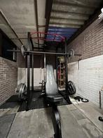 Squat rack - Bench - Barbell & Schijven, Sport en Fitness, Overige typen, Ophalen of Verzenden, Metaal, Rug