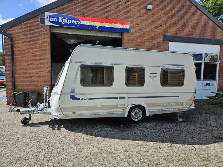 Fendt 450 Saphir – compacte en complete caravan (2010), Caravans en Kamperen, Caravans, Particulier, tot en met 4, 1000 - 1250 kg