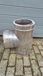 Dubbelwandig RVS rookkanaal T-stuk 20cm/25cm, Huis en Inrichting, Verzenden, Zo goed als nieuw, Hout, Overige soorten