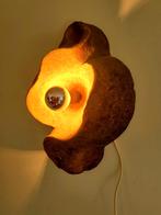 Keramische tafel/ wandlamp, Ophalen, Gebruikt, Overige materialen, Brutalist, Jaren 70, mid-century