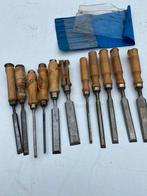 Houtbeitels diverse maten en merken alles in een koop, Ophalen of Verzenden, Gebruikt