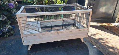 Beeztees Alby konijnenhok caviahok konijnenkooi 100x65x71, Dieren en Toebehoren, Knaagdieren en Konijnen | Hokken en Kooien, Gebruikt