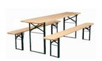 Biertafel set 220 cm - Inklapbaar, Tuin en Terras, Ophalen