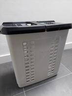 Curver dubbele wasmand grijs zwart, Huis en Inrichting, Ophalen, Gebruikt, Grijs