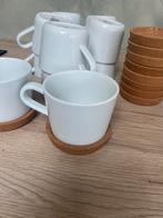 Ikea kopjes met onderzetters, Ophalen of Verzenden, Zo goed als nieuw, Overige stijlen, Kop(pen) en/of Schotel(s)