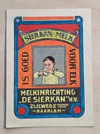 044) ORIGINEEL ONTWERP  MELKINRICHTING DE SIERKAN NV HAARLEM, Ophalen of Verzenden, Gebruikt, Overige typen