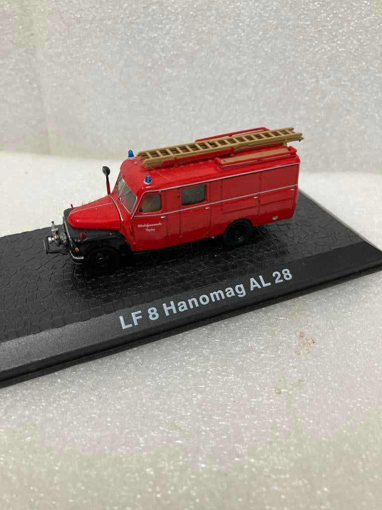 Brandweerauto Hanomag AL 28 - Modelauto, Overige merken, 1:50 of kleiner, Auto, Nieuw