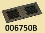 006750B Ventilatierooster kunststof zwart 255x115 mm € 8,95, Watersport en Boten, Ophalen of Verzenden, Nieuw, Overige typen