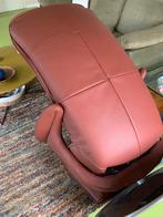 Relaxstoel leer, Huis en Inrichting, Fauteuils, Ophalen, Minder dan 75 cm, Leer, Zo goed als nieuw