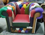 2x Chesterfield Patchwork Multicolor fauteuil + BEZORGING!!, Huis en Inrichting, Fauteuils, Chesterfield Patchwork, ., Nieuw, Ophalen of Verzenden