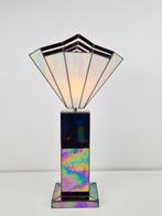 Tiffany Art Deco tafellamp gebrandschilderd glas ‘30 uniek, Art deco, Ophalen of Verzenden, N, Gebruikt