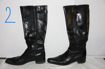 Dames laarzen, Hoog, Zwart, Maat 41 (nr.2) beschikbaar voor biedingen