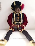Authentieke V&D etalage zwarte Piet pop - 80cm, bruinrood, Diversen, Sinterklaas, Verzenden, Nieuw