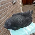 zwarte vis van beton, Ophalen, Gebruikt, Beton, Dierenbeeld
