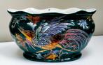 Antieke Majolica Feniks / Phoenix Design Jardinière Bloempot, Antiek en Kunst, Antiek | Keramiek en Aardewerk, Ophalen of Verzenden