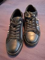 Zwarte leren dames sneakers merk Geox., Geox, Zwart, Ophalen of Verzenden, Sneakers of Gympen