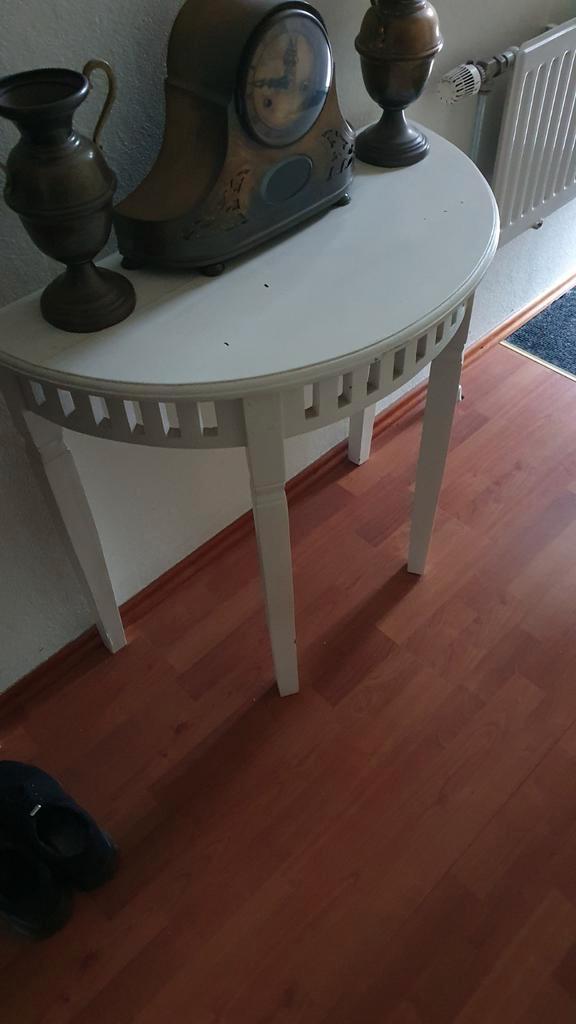 Antieke Halve Maan Tafel, Antiek en Kunst, Antiek | Meubels | Tafels, Ophalen of Verzenden