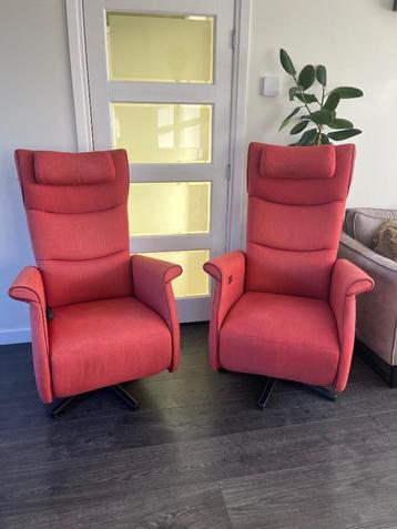 2 Prominent Frans Molenaar Relaxfauteuils Stof Op Accu L Xl beschikbaar voor biedingen