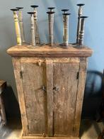 Stoere kandelaars uit India - partij!!!, Ophalen, 25 tot 50 cm, Zo goed als nieuw, Nvt