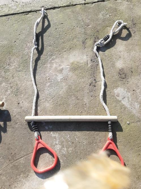 Ringtrapeze met massief kunststof ringenset, Kinderen en Baby's, Speelgoed | Buiten | Speeltoestellen, Nieuw, Ophalen