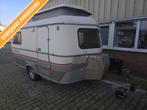 ERIBA TRITON 400 1990 vast bed treinzit, Caravans en Kamperen, Caravans, Schokbreker, Tot en met 2, Overige typen, 4 tot 5 meter