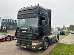 2001 Scania R144 LA4X2NA 530 Opleggertrekker, Auto's, Euro 2, Scania, Overige brandstoffen, Origineel Nederlands