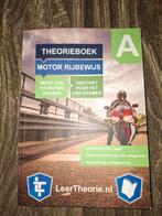 Theorieboek Motorrijbewijs A + CD-ROM - LeerTheorie, Boeken, Ophalen of Verzenden, Zo goed als nieuw, LeerTheorie.nl, Algemeen