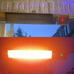 Warmtelamp Heater 2000W, Gebruikt, Waterbestendig, Wand, Ophalen