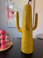 Gele Cactus vaas/object, Huis en Inrichting, Ophalen, Overige kleuren, 50 tot 75 cm, Aardewerk of Porselein