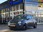 Fiat 500 0.9 TwinAir Blackjack Airco Leder Sportvelgen, Auto's, Voorwielaandrijving, Euro 5, 86 pk, Gebruikt