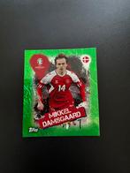 Topps Euro 2024 Mikkel Damsgaard Green paralel, DEN3, Ophalen of Verzenden, Nieuw, Sticker
