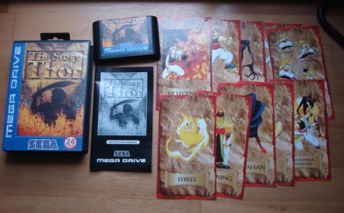 The story of thor sega mega drive + 10 art cards, Spelcomputers en Games, Games | Sega, Zo goed als nieuw, Mega Drive, Racen en Vliegen