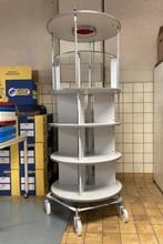 Ronde Vitrinekast / displaykast, Huis en Inrichting, Ophalen, Met plank(en), Gebruikt, 200 cm of meer