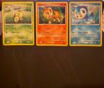 Pokémon Turtwig DP01 | Chimchar DP02 | Piplup DP03, Ophalen of Verzenden, Gebruikt, Meerdere kaarten