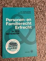 Personen- en Familierecht & Erfrecht - 10e druk, Boeken, Studieboeken en Cursussen, Ophalen of Verzenden, Alpha, Zo goed als nieuw