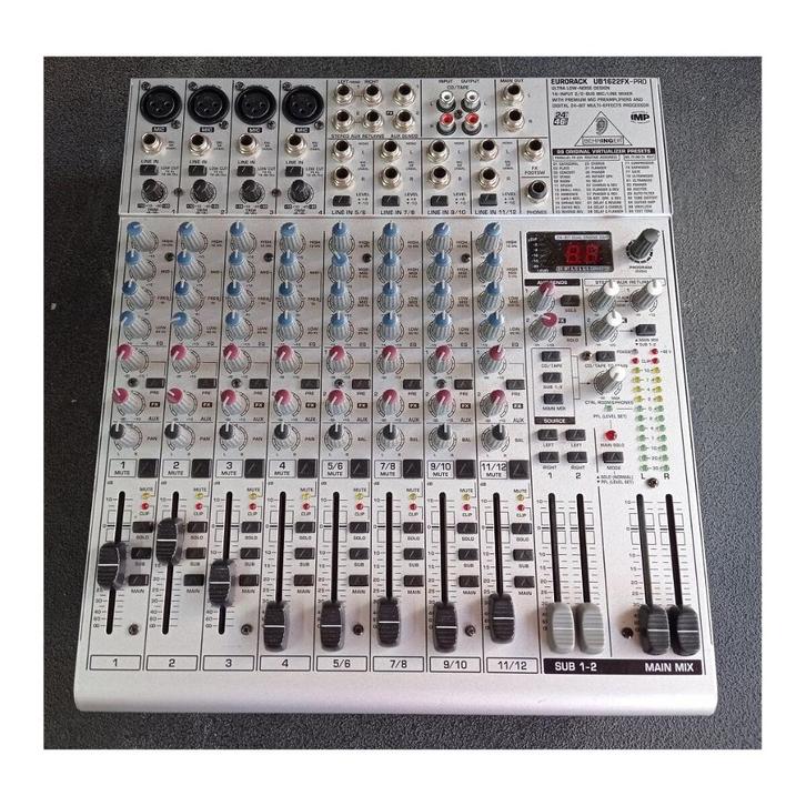 Behringer mengpaneel UB1622FX, Muziek en Instrumenten, Mengpanelen, Zo goed als nieuw, 10 tot 20 kanalen, Microfooningang, Ophalen of Verzenden