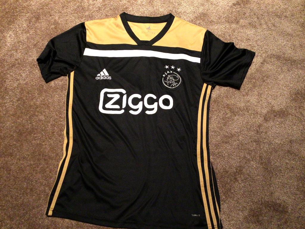 Ajax uit shirt heren maat L 2018- 2019, Maat 52/54 (L), Ophalen of Verzenden, Zo goed als nieuw, Adidas