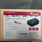 Equip HDMI 1.4 Switch 3x1 - Nieuw in doos, Computers en Software, Printerbenodigdheden, Ophalen of Verzenden, Nieuw, Printerkabel