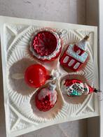 Oude rode deukbal huis aardbei kerstman paddenstoel, Ophalen of Verzenden, Gebruikt