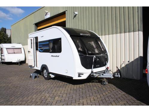 Swift Mondial 370 SE mover, luifel, tent nieuw, Caravans en Kamperen, Caravans, Bedrijf, tot en met 2, 750 - 1000 kg, Standaardzit