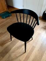 3 stuks zwarte houten stoelen, Ophalen, Drie, Zwart, Zo goed als nieuw