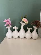 Serie Vaasjes - Wit Aardewerk, Ophalen, Wit, Aardewerk of Porselein, Zo goed als nieuw