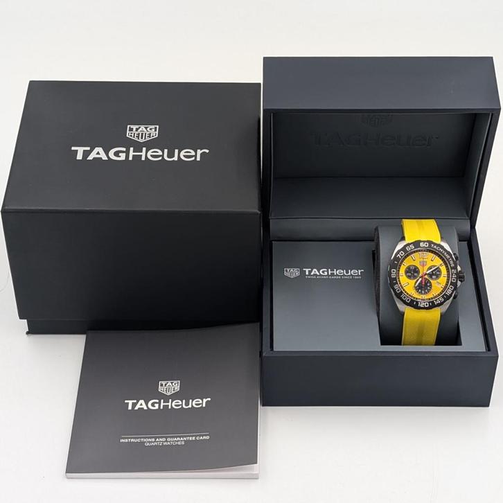 Tag Heuer CAZ101AM Formula 1 horloge GEEL - Nieuw, Sieraden, Tassen en Uiterlijk, Horloges | Heren, Zo goed als nieuw