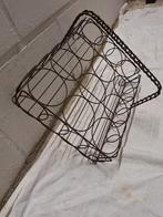 Vintage Metalen Flessenmand voor 6 Flessen, Ophalen of Verzenden, Zo goed als nieuw