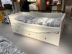 Ikea Hemnes Bedbank/Slaapbank - Wit, Huis en Inrichting, Slaapkamer | Bedden, Ophalen, 90 cm, Eenpersoons, Hout